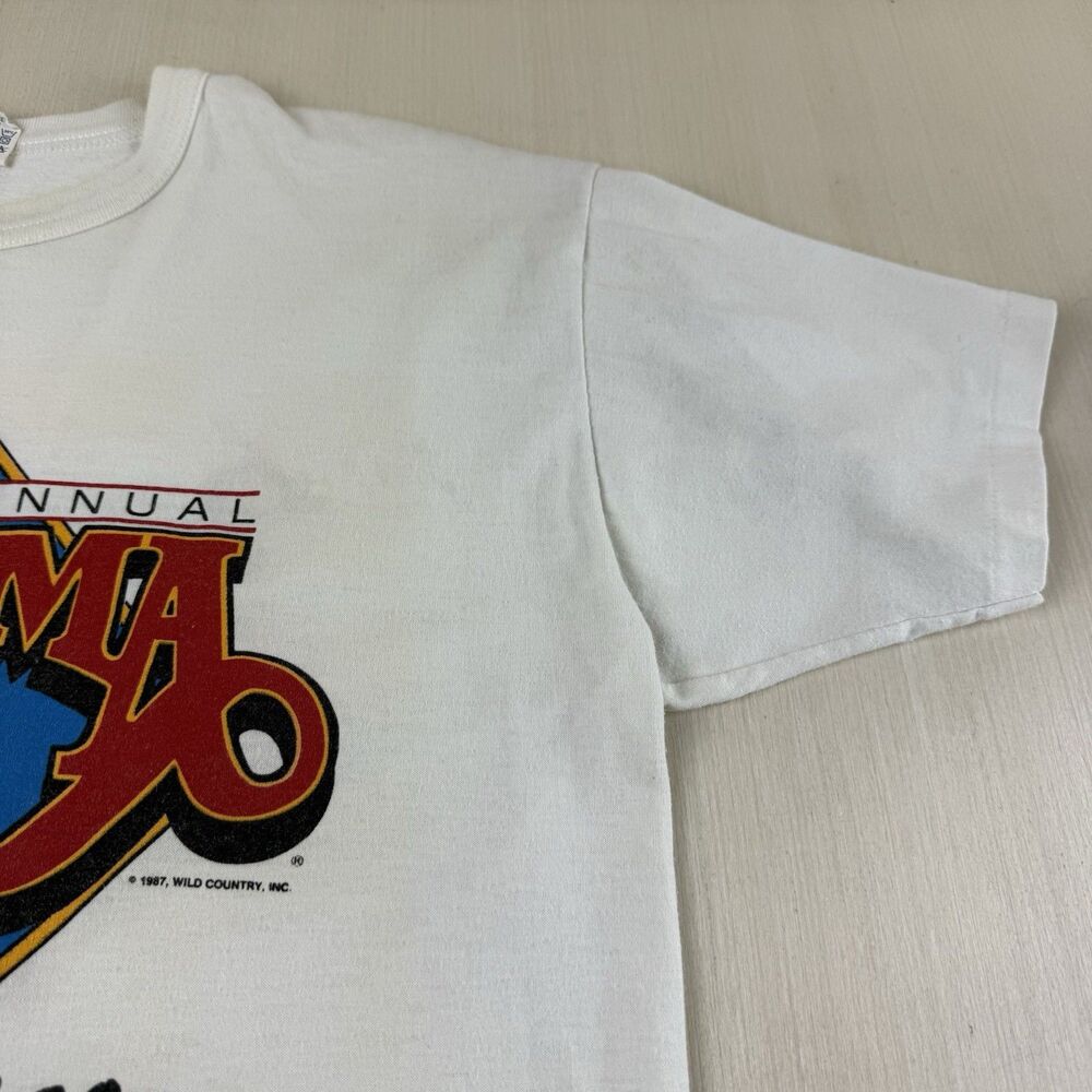 Vintage Sixth Annual Alabama June Jam 1987 Country Concert Shirt Mens XL White - Picture 5 of 16